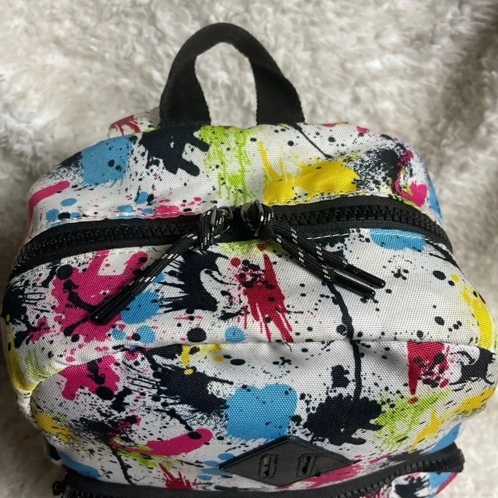 Airwalk Graffiti Spray Paint multi color laptop medium backpack
